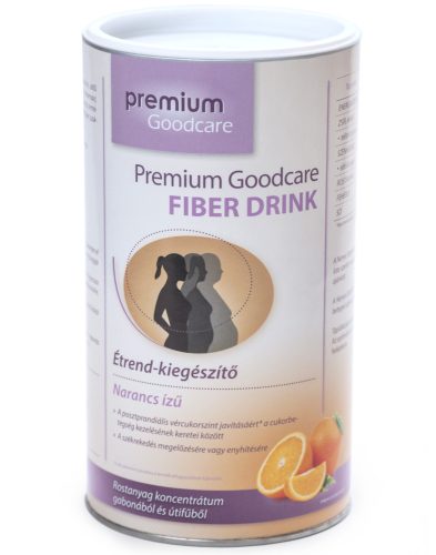 Premium Goodcare Fiber Drink, narancsos (550g/27adag)