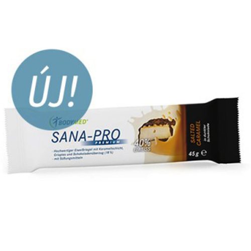 SANA PRO sós karamellás fehérjeszelet , 45 g