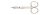 Solingen manikűr körömvágó olló ívelt hegyű
