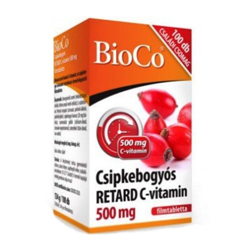 BioCo Csipkebogyó C-vitamin 500 mg retard tabletta (100x)