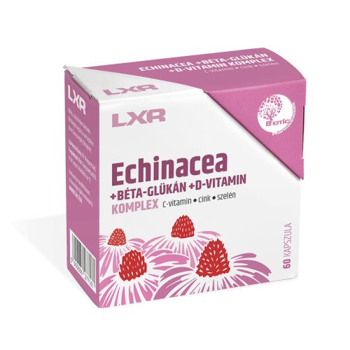 LXR Echinacea + Béta-glükán + D-vitamin Komplex (60x)