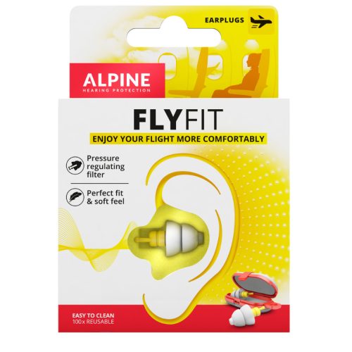 Alpine FlyFit - Szűrős füldugó utazáshoz, 1 pár