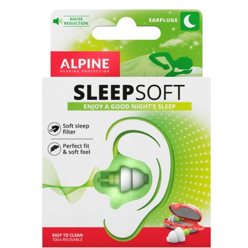 Alpine SleepSoft füldugó alváshoz, tanuláshoz,  1 pár
