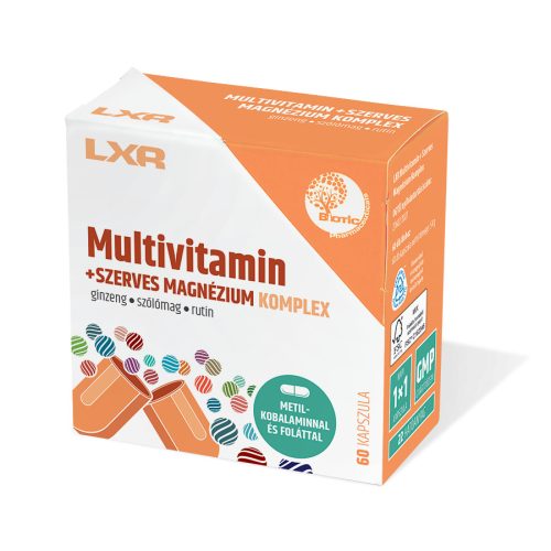 LXR Multivitamin + Szerves Magnézium Komplex - 60x
