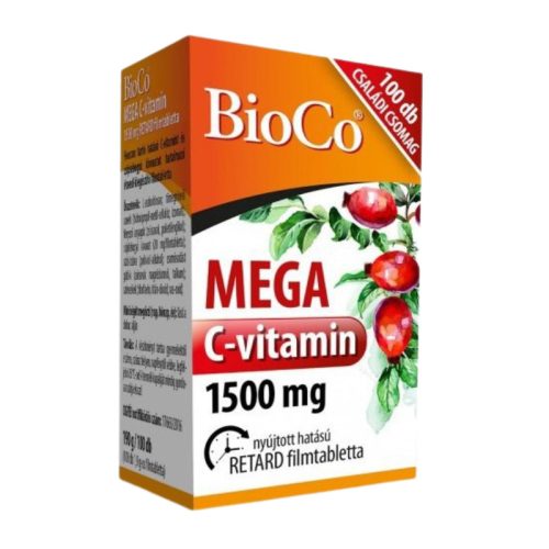 BioCo MEGA C-vitamin 1500 mg Családi csomag 100 db