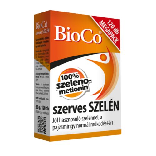 BioCo szerves SZELéN MEGAPACK 120 db