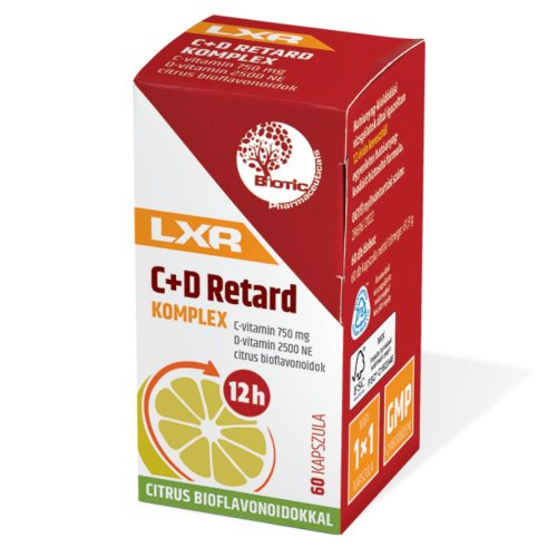 LXR C+D Retard Komplex Citrus Bioflavonoidokkal, (60x)