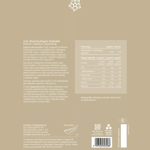 GAL Marhakollagén Peptidek (Klasszik) 300g