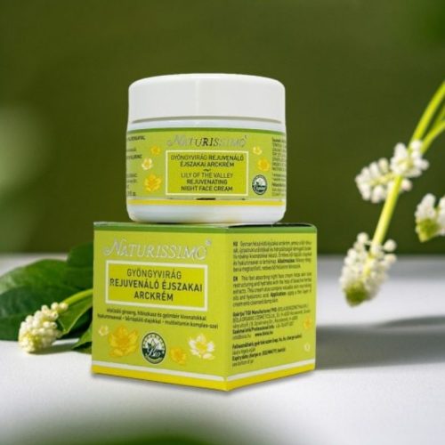 Naturissimo - Gyöngyvirág rejuvenáló éjszakai arckrém- 50 ml