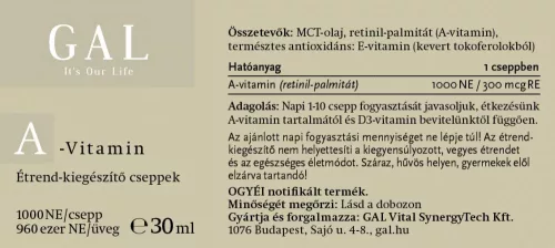 GAL A-Vitamin, 30 ml