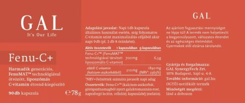 GAL Fenu-C+ kapszula, 90x